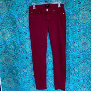 Hudson Krista Super Skinny jeans crimson sz 29